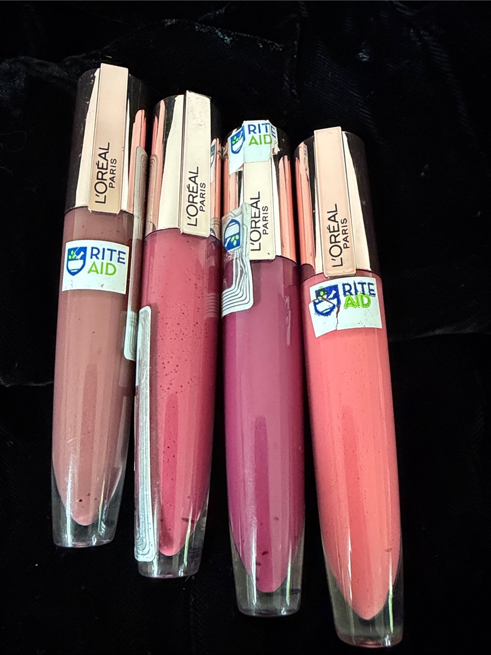 L'Oreal Liquid Lipsticks in Nude, Mauve, Pink and Coral